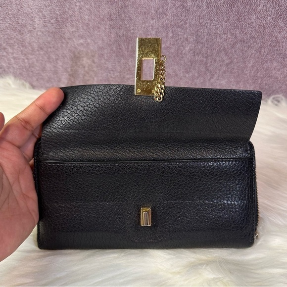 CHLOE portefeuille lambskin leather zip wallet - Picture 8 of 16